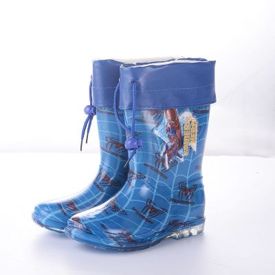 815岁儿童可拆卸加棉高筒水晶雨鞋鞋套保暖防滑耐磨卡通可爱z827建议