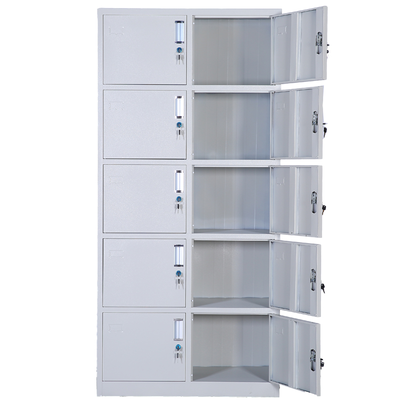 东业家具 十门柜档案柜铁皮柜钢制柜文件柜HG09G (850*390*1850)台高清大图