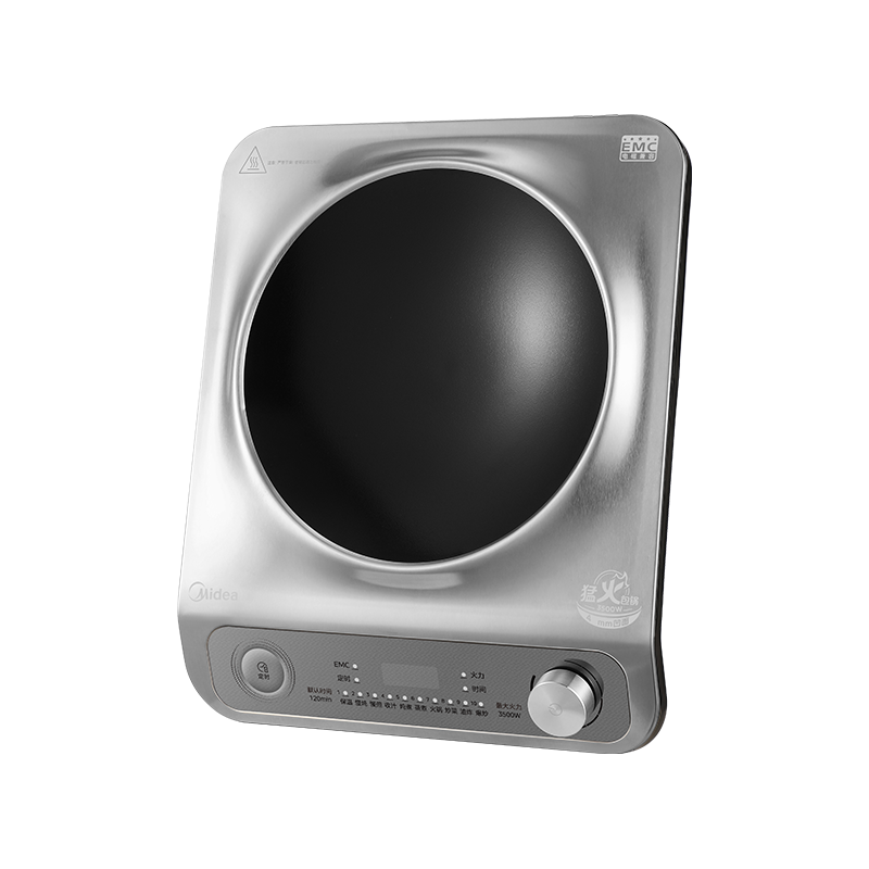 美的(Midea)电磁炉凹面猛火爆炒360°立体加热电磁灶3500W大功率多功能电陶炉 MC-E35D2高清大图