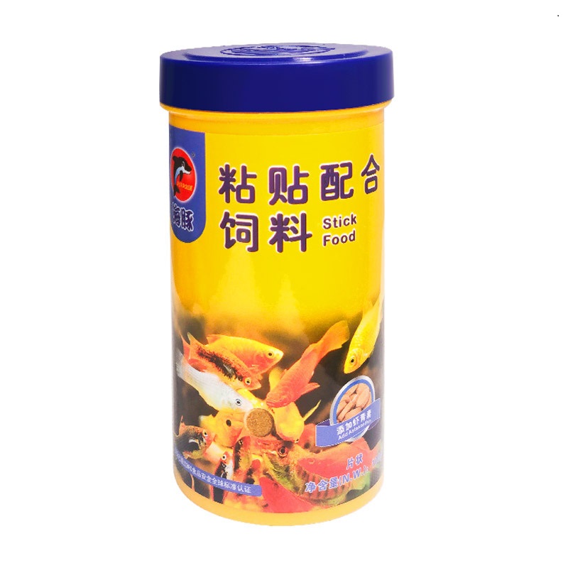 粘片鱼粮热带鱼鱼食小型鱼饲料缸鱼粮观赏鱼增色饲料不浑水高清大图