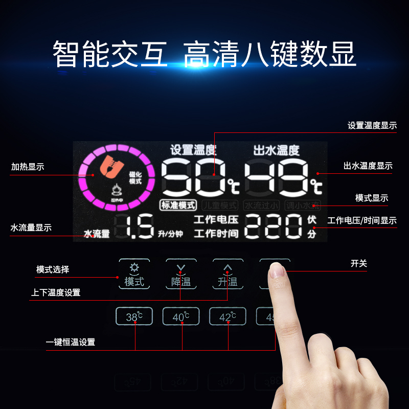 长虹 CZ-8即热式电热水器家用小型厨房宝加速热淋浴卫生间洗澡机