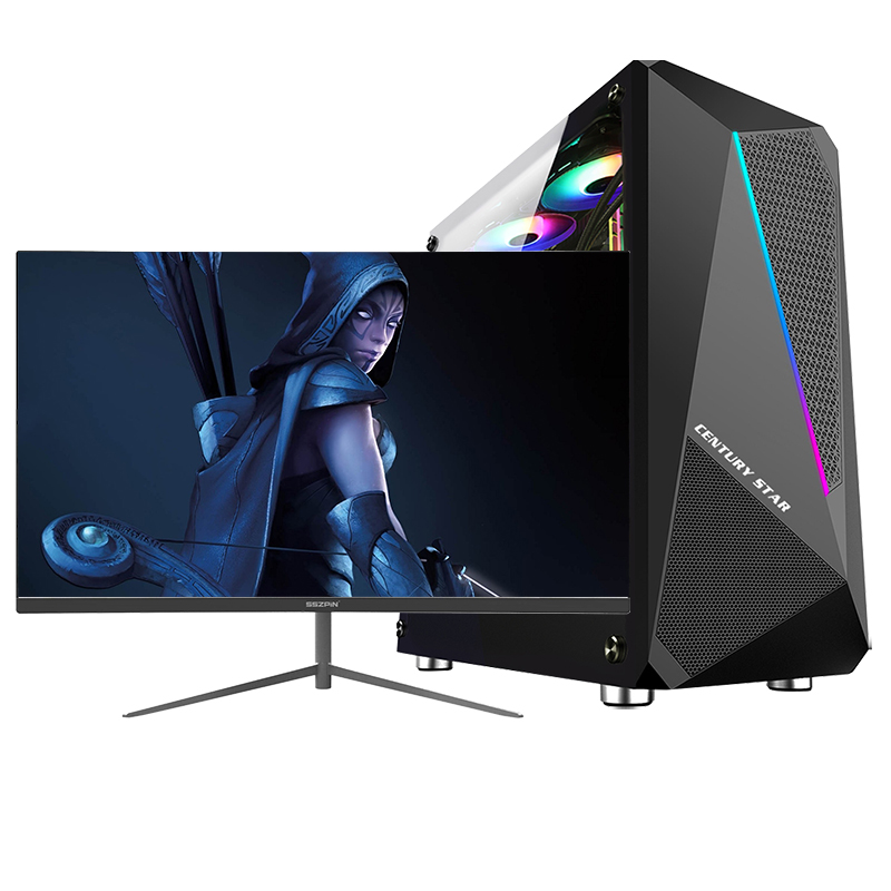 铭能十代酷睿i5六核gtx1050独显16g内存256g固态台式机台式电脑diy