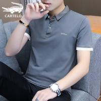 卡帝乐鳄鱼短袖Polo衫2022夏季新品男翻领POLO韩版潮流休闲绣花体恤男装