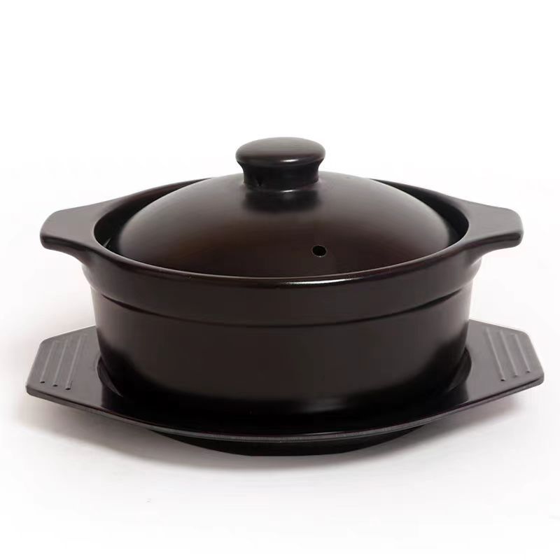 明火耐高温陶瓷砂锅 18cm*8cm高清大图