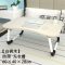笔记本电脑桌床上用书桌可折叠懒人学生宿舍简约写字小桌子学习桌 靓丽款 白枫木+异型+防滑腿