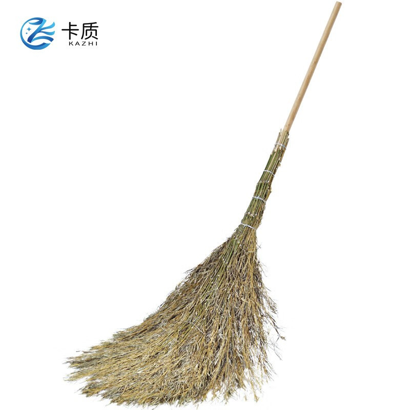 卡质(KAZHI)大号笤帚扫帚扫把 大号木杆5斤款10把装高清大图