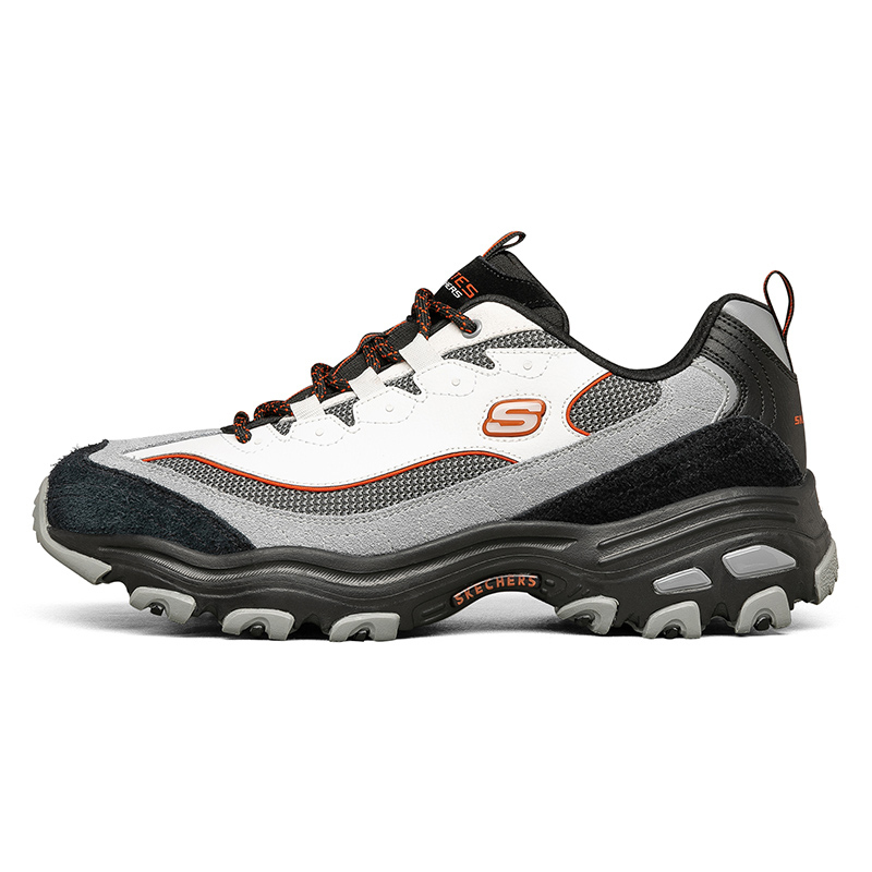 Skechers/斯凯奇男鞋新款熊猫鞋轻质缓震耐磨运动休闲鞋237154-BKMT ZP