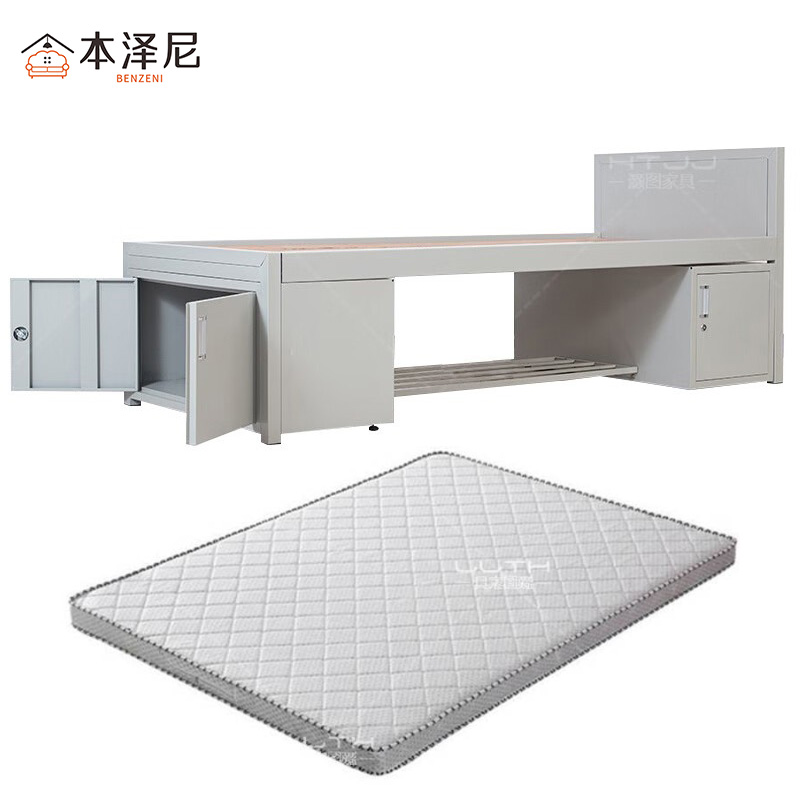 本泽尼 钢制床(含垫) HTZ-CHD114 1100*2000*400mm 套高清大图