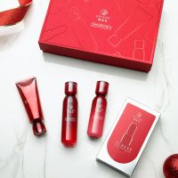 御泥坊小红瓶护肤品套装正品女补水保湿润肤淡斑祛斑水乳四件套套装