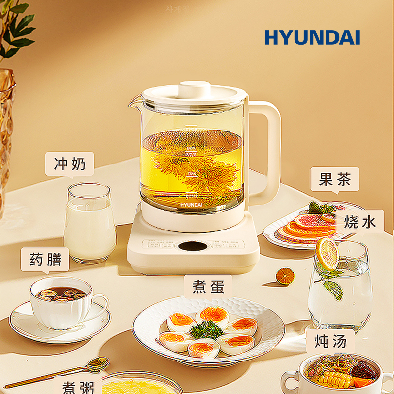现代(HYUNDAI)XHT-YS-68 液体加热器(智能养生壶)1.8L高清大图