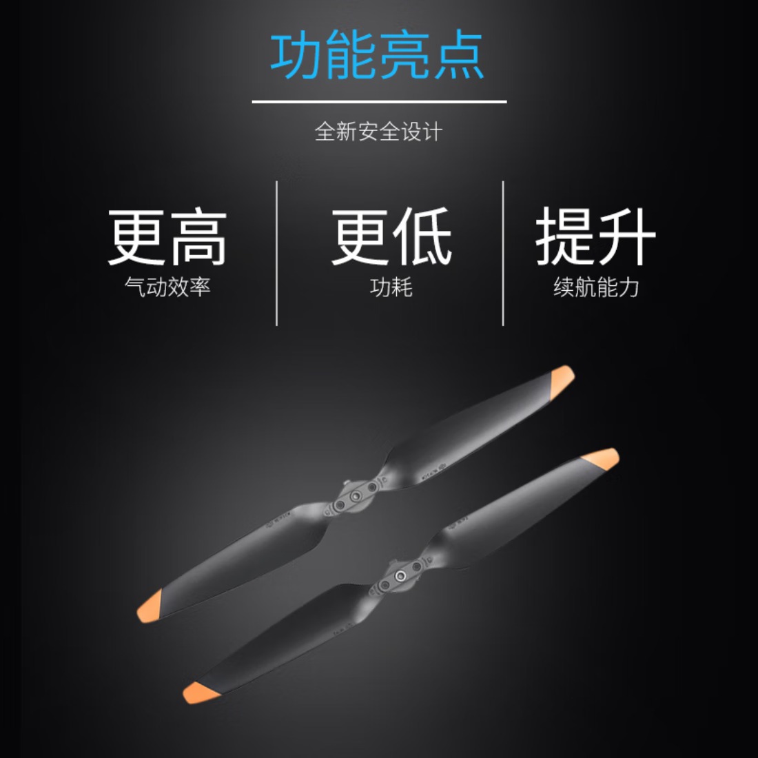 大疆 DJI Matrice 4 无人机经纬4E/4T 行业版螺旋桨叶[一对]高清大图