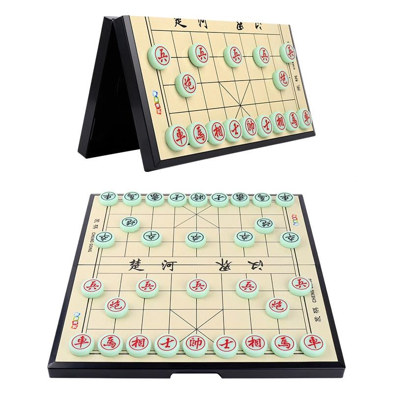 闪电客中国象棋小学生大号带棋盘便携式儿童五子棋相围棋磁性磁吸二合一图片