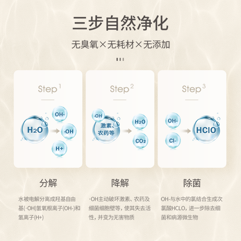 OIDIRE 德国OIDIRE 果蔬清洗机 洗菜机家用双仓有线洗菜机果蔬净化机蔬菜水果鱼肉虾食材净化机器全自动高清大图