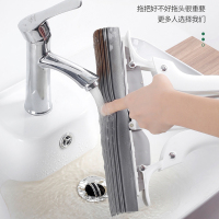 美丽雅胶棉拖把 34cm伸缩杆139cm2拖头吸水海绵干湿两用免手洗一拖净2025