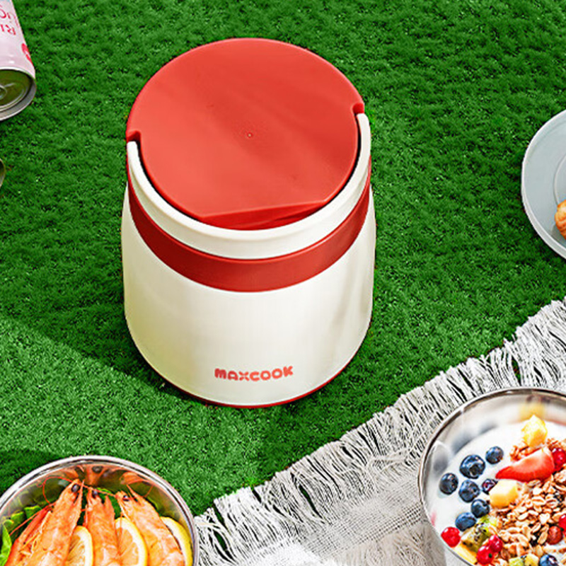 MAXCOOK美厨保温提锅1.8L双层隔热玫瑰红MCTG6797高清大图