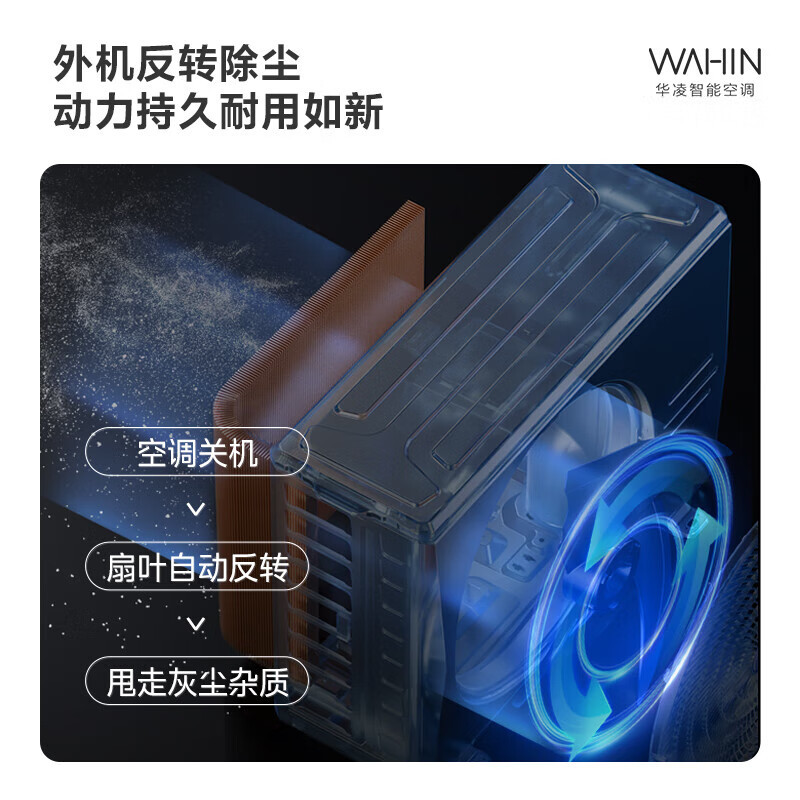 华凌超省电Pro 2匹柜机 新一级能效变频大风量 智能控制 客厅卧室立式空调KFR-51LW/N8HA1Ⅲ