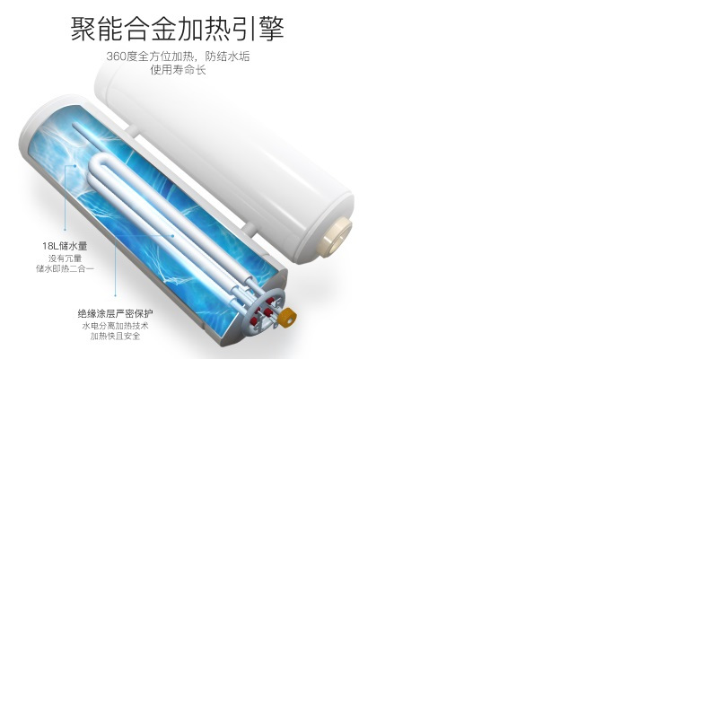 神田(SETEN)DSZF-A9 速热式电热水器 家用速热恒温 沐浴洗澡 微电脑式触控式 即热式热水器7000W