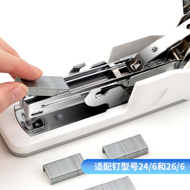 得力0477省力订书机(白)高清大图