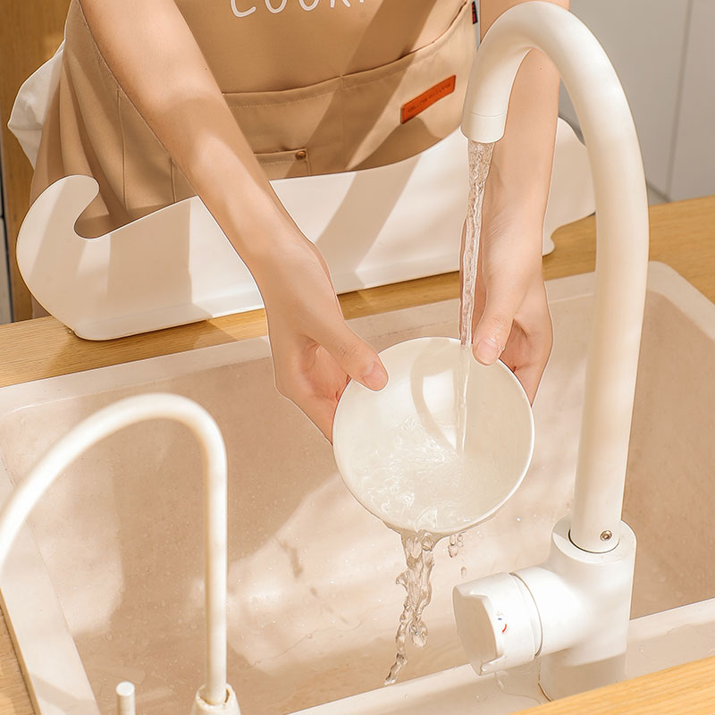 梵特 韩式可爱小狗水槽挡水板厨房洗菜盆洗碗防溅隔水板洗手台挡板防水高清大图