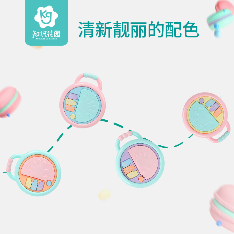 恒佳 9121 婴幼儿童益智早教玩具 音乐手拍鼓 0-3岁