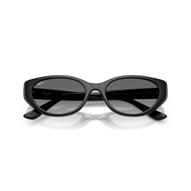 RayBan代购雷朋墨镜男士时尚太阳眼镜黑色框架深灰镜片优雅防晒高清大图