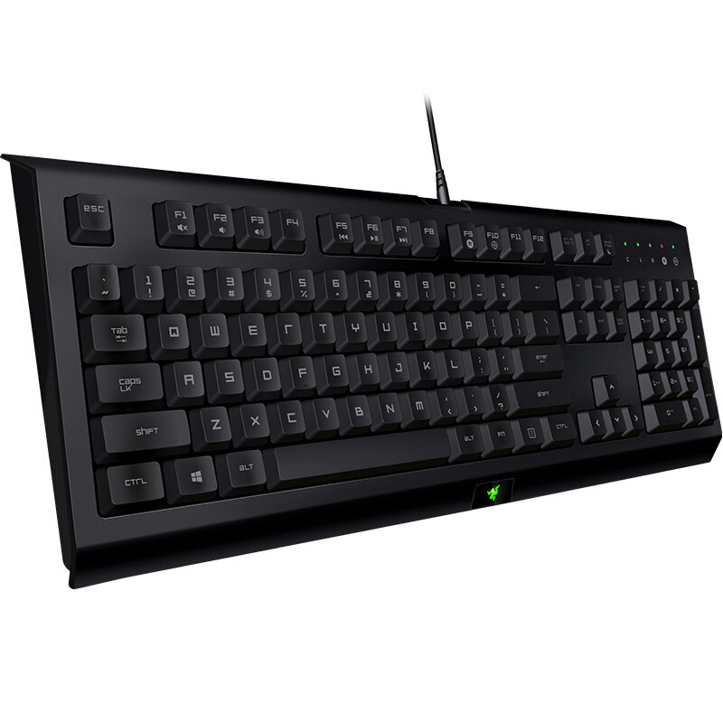 雷蛇(Razer)萨诺狼蛛 标准版无背光键盘 有线办公键盘 104键 英雄lol绝地求生cf吃鸡神器