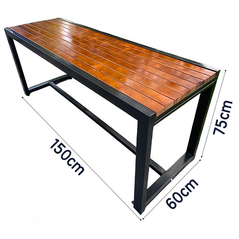 晨以橙 休闲桌户外桌 1500*600*750毫米 张高清大图