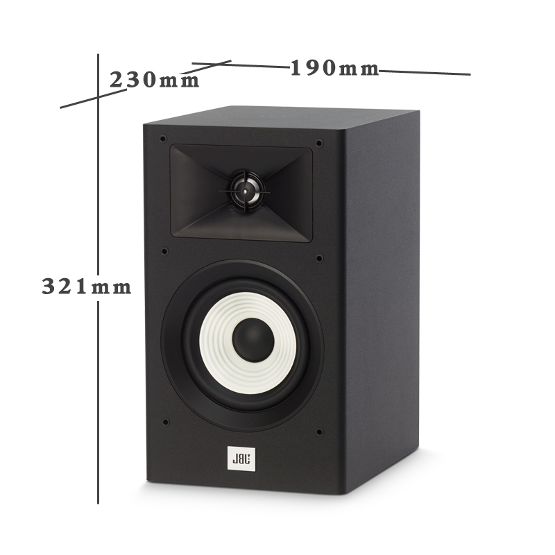 JBL STAGE A130无源书架音响客厅 环绕音箱 家用书架音箱高保真桌面音箱一对