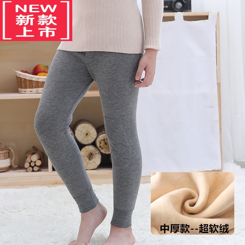 可莉允童装男童保暖裤加绒加厚打底裤秋裤儿童护膝内穿棉裤秋冬宝宝裤子