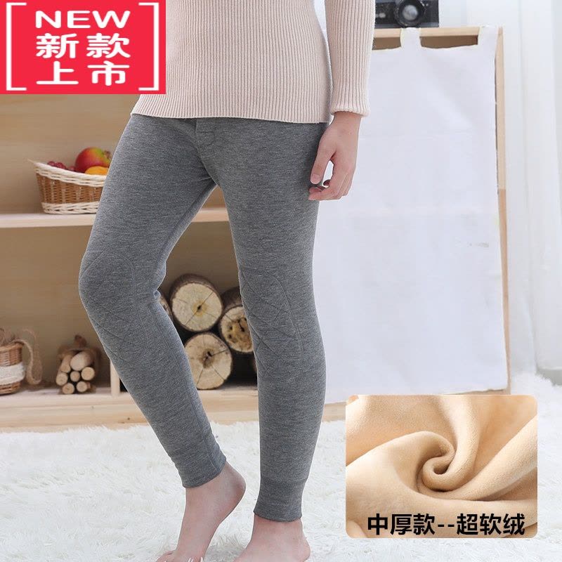 可莉允童装男童保暖裤加绒加厚打底裤秋裤儿童护膝内穿棉裤秋冬宝宝裤子图片