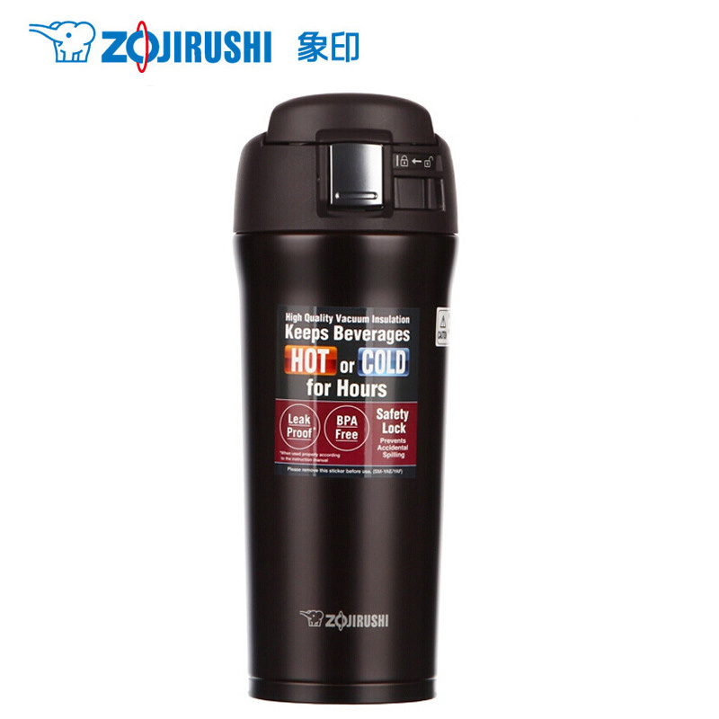 象印(ZO JIRUSHI)保温杯SM-YAF48真空车载杯304不锈钢保温杯新款保冷杯子480ml 黑色TD 黑色