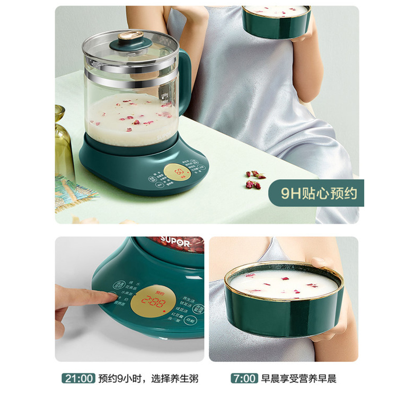 苏泊尔(SUPOR)养生壶 煮蒸两用 1.5L 煮茶器花茶壶燕窝壶电水壶电热水壶烧水壶 SW-15YT55(滤网)