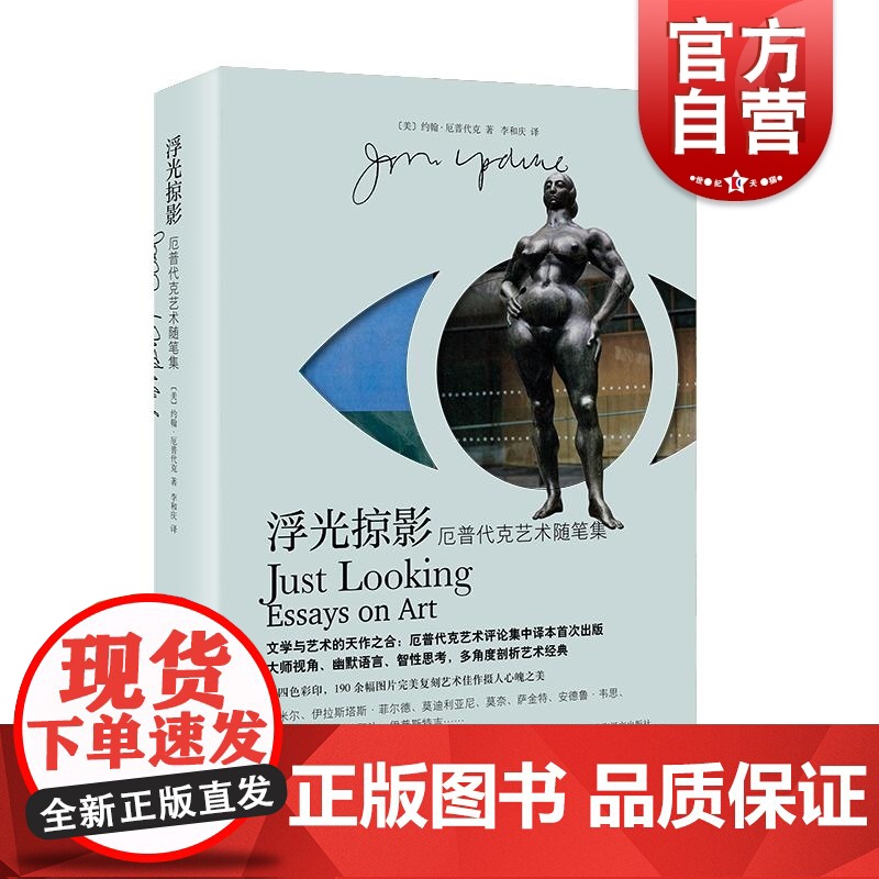 浮光掠影 厄普代克艺术随笔集美约翰厄普代克上海译文出版社文学艺术画册艺术史评论随笔绘画雕塑高清大图