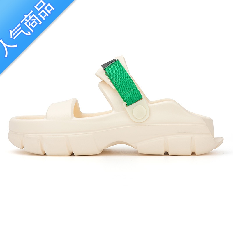 SUNTEK度假厚底凉拖鞋外穿夏季女2023年新款海边沙滩鞋凉鞋女款KTU3高清大图