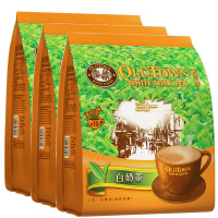 OLDTOWN旧街场三合一白奶茶520克*3袋组合共39条进口即溶奶茶粉