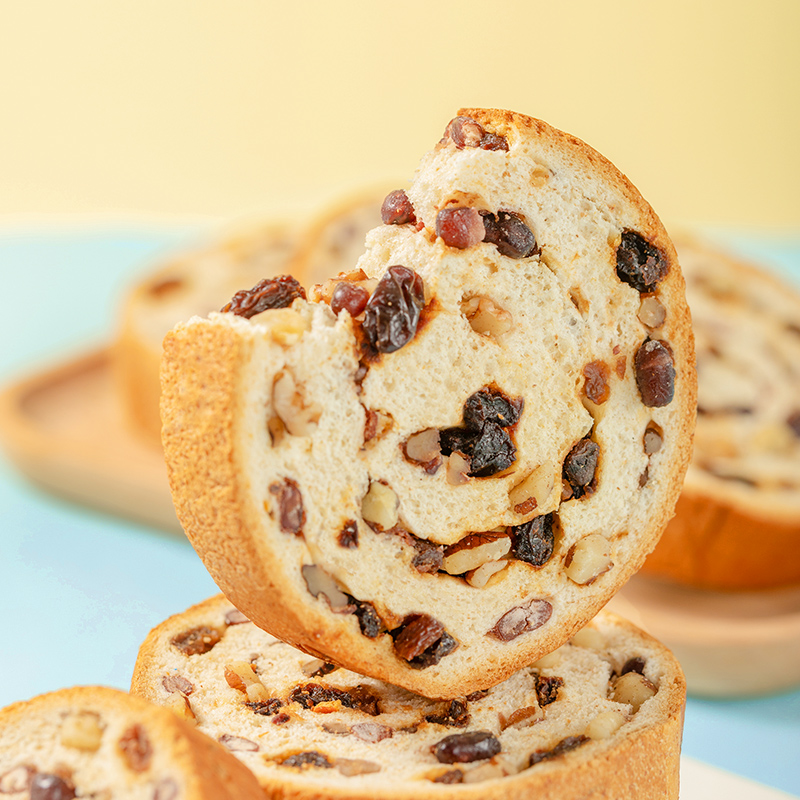 港荣Kong WENG橙皮坚果车轮面包450克箱装健康美味家庭分享高清大图