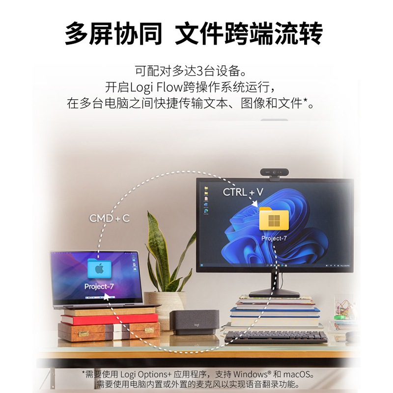 罗技(Logitech) MX Anywhere 3S无线鼠标-石墨黑