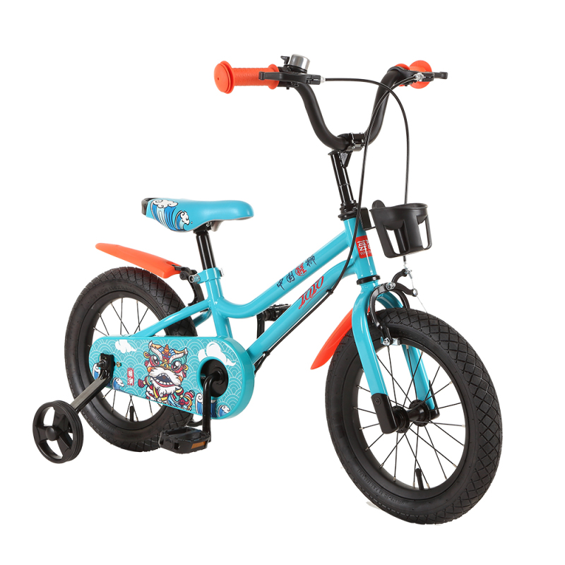 荟智whizbebe12寸14寸16寸小孩脚踏宝宝骑行国风国潮系列儿童自行车