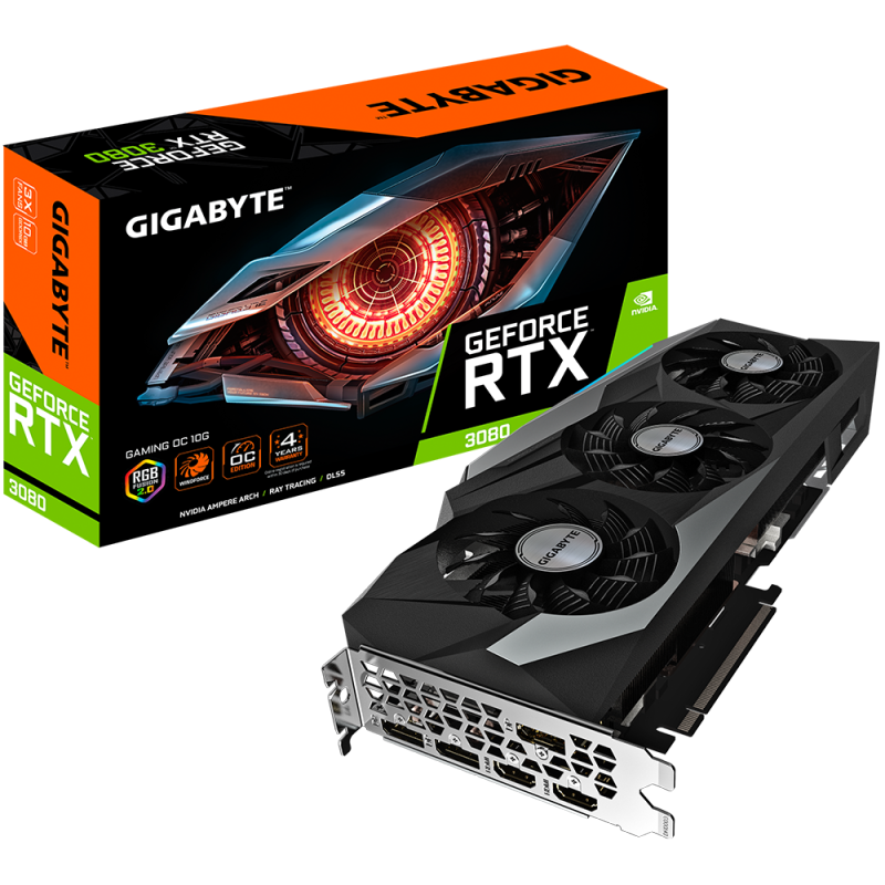 技嘉 GV-N 3080 GAMING OC 10G 2.0 显卡