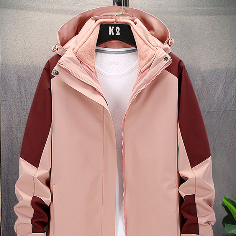 燕舞 YW21WG09CFYHYQS9P 防寒服 女士冲锋衣 S-4XL(单位:件)粉色 定制品30天发货高清大图
