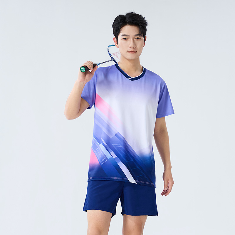 信柏合羽毛球服XH007/套高清大图