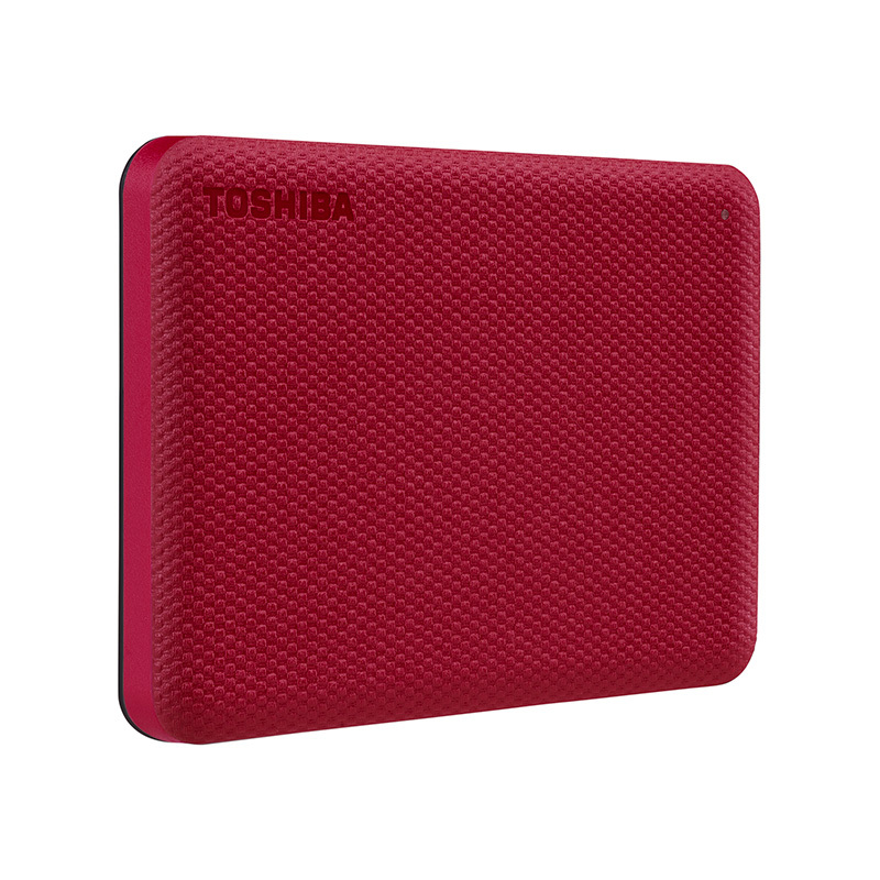 东芝(TOSHIBA)2TB电脑移动硬盘 V10系列 USB3.0 2.5英寸 兼容Mac 便携 高速传输 自营 红