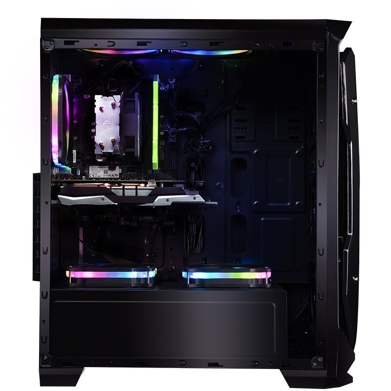 名龙堂(MLOONG)甲龙C4T台式吃鸡游戏电脑主机DIY组装机(六核i5 8400 8GB 240GB GTX1060 6G独显)