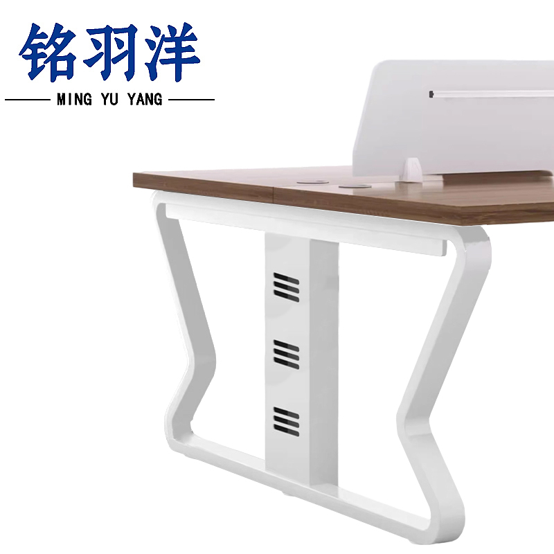 铭羽洋职员桌六人位张高清大图