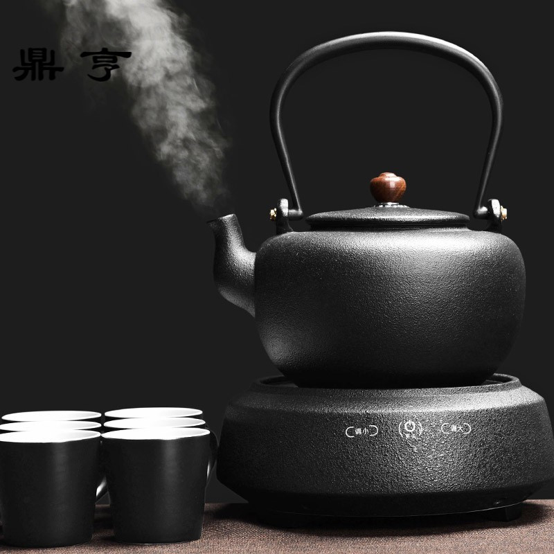 鼎亨煮黑茶壶陶瓷烧水壶陶壶泡茶煮茶器电陶炉套装普洱茶壶家用视频