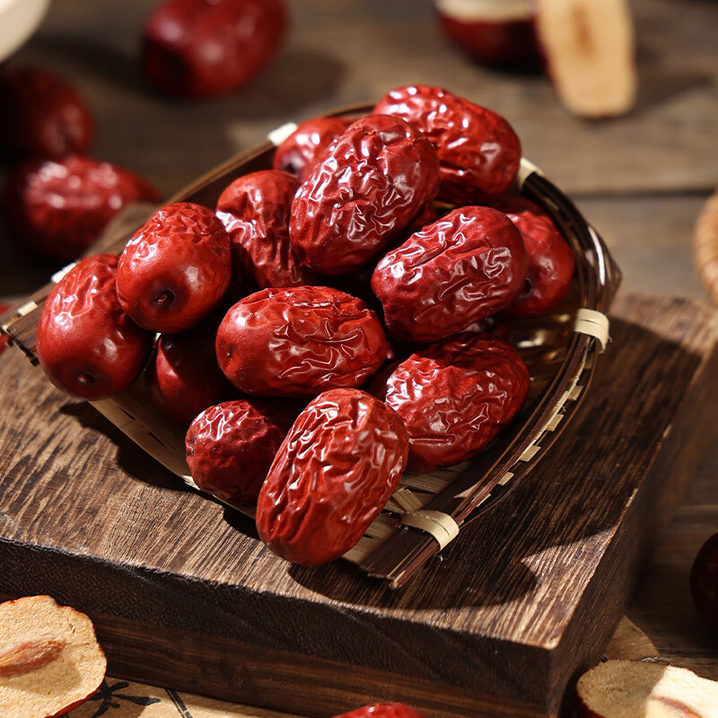 燕之坊红枣礼盒颗粒饱满大小均匀香味浓郁色泽油亮阿克苏小枣款648g高清大图