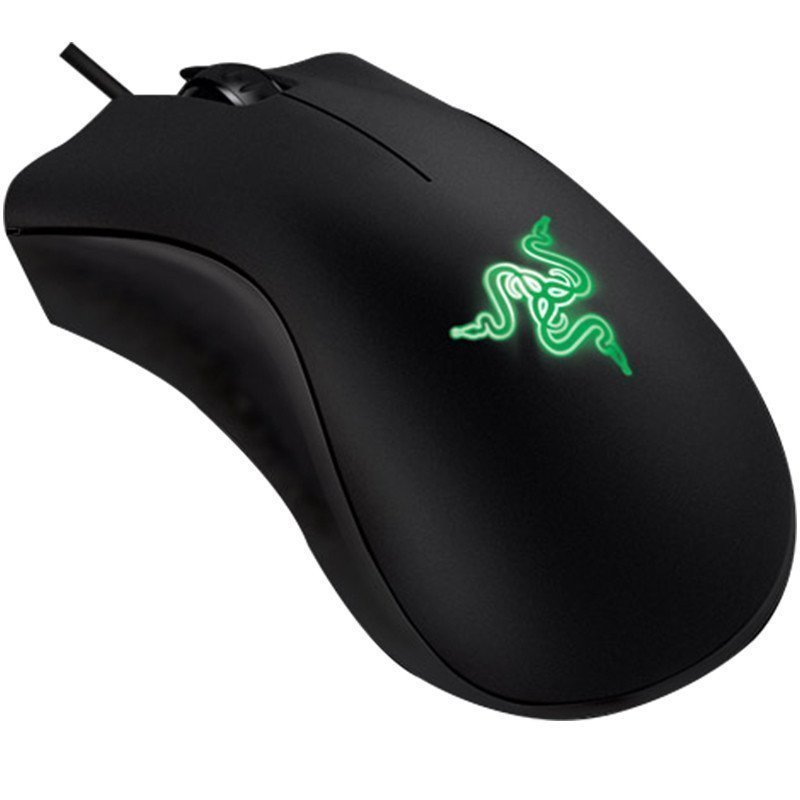 雷蛇(Razer)蝰蛇标准版鼠标 人体工程学设计 6400DPI 绝地求生鼠标 吃鸡鼠标 USB光电鼠标 黑色
