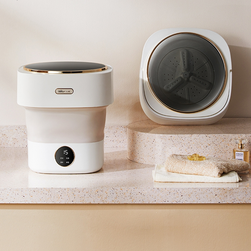 小熊bear折叠洗衣机婴儿内裤内衣洗衣机便携迷你小型洗衣机洗袜子洗烘