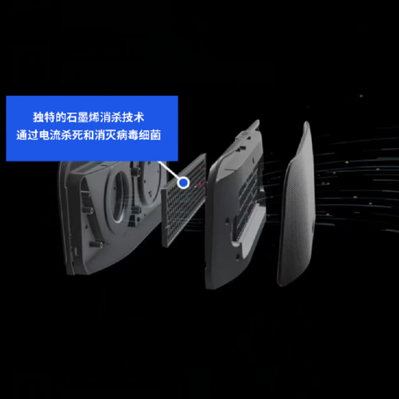 烯健空气墙桌面型便携多场景应用底噪运行隔离病毒去除病毒空气净化器消毒机空气消毒机