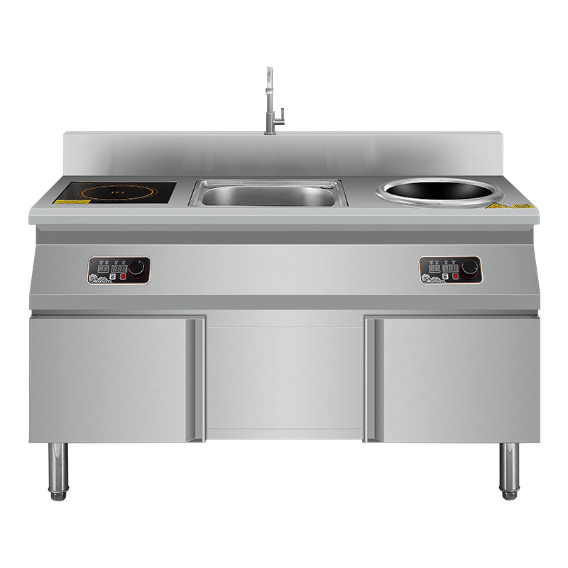 8档开关 饭店厨房食堂炒炉电灶台 双头单尾小炒